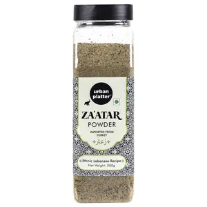 Urban Platter Zaatar Powder 500g | Middle Eastern Spice Blend | Herby Tangy and Nutty | Use as a Dry rub or Sprinkler | Imported from Turkey