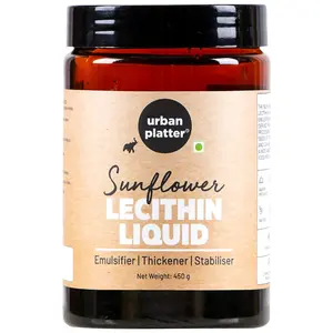 Urban Platter Sunflower Lecithin Liquid 450g (Emulsifier)|Thickener|Stabiliser|Natural Food |(bakery products chocolate confectionery products)