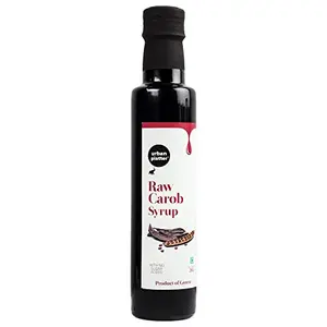 Raw Carob Syrup , 350 Gm (12.35 OZ) [Product of Greece Sugar Alternate Perfect Topping]