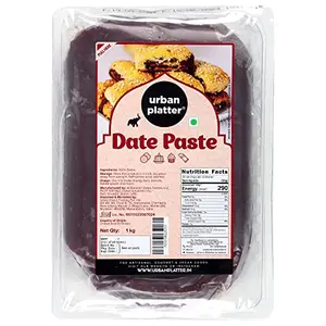 Urban Platter Arabian Dates Paste 1Kg [Pure Date Paste Healthy Vegan]