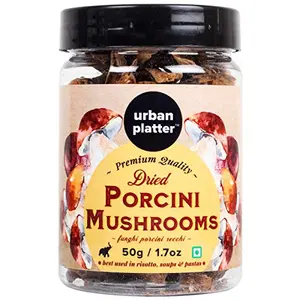 Dried Italian Porcini Mushrooms , (50 Gm / 1.76 OZ) [All Natural Sun-Dried Funghi Porcini Secchi]