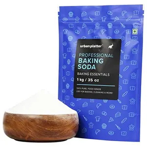 Urban Platter Baking Soda 1Kg [Food Grade Sodium Bicarbonate Perfect for Baking / Cooking / Cleaning Triple Refined]