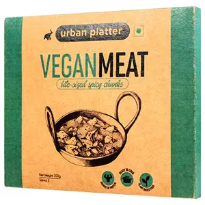 Urban Platter Classic Vegan Meat (Soyabean) 200g / 7oz [MockMeat Ready to Cook Plant-Based Protein]