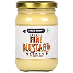 Urban Platter English Fine Mustard 300g (Traditional Recipe Strong Made in Small Batch)