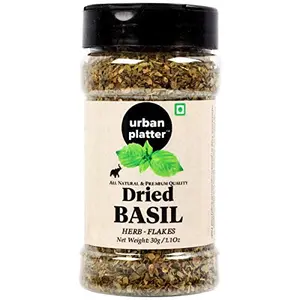 Urban Platter Dried Basil (Tulsi) Flakes 30g