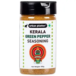 Urban Platter Kerala Green Pepper Seasoning 100g (Spicy Flavourful Vegan Seasoning for Snacks)