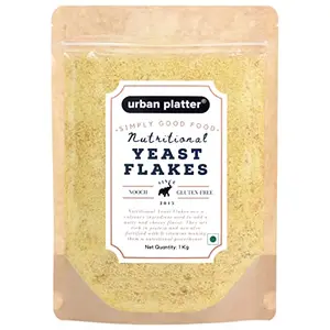 Urban Platter Nutritional Yeast Flakes 1Kg / 35.2oz [Also Known as Nooch Gluten Free Nutty Flavour] [HoReCa]