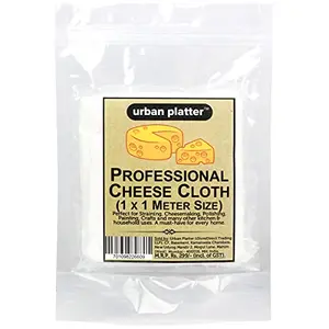 Urban Platter Premium Professional Cheese Making Cloth 1 Pc [1 Mtr X 1 Mtr 100% Cotton]