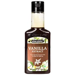 Urban Platter Premium Vanilla Extract 100ml (Made with Real Indian Vanilla Perfect for Baking Alcohol-Free)