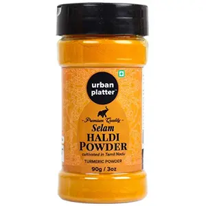 Urban Platter Selam Haldi (Turmeric) Powder Shaker Jar 90g / 3oz [Cultivated in Tamilnadu]