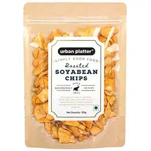 Urban Platter Roasted Soyabean Chips (SOYA Chips) 150g / 5.3oz [Crunchy Spicy Delicious]