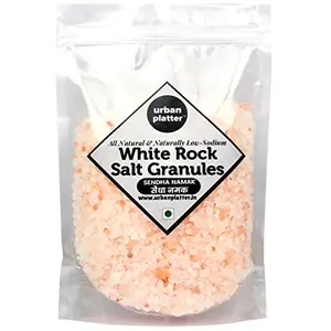 Urban Platter Whole White Rock Salt (Sendha Namak) Granules 500g