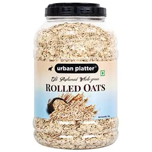 Urban Platter Rolled Oats 2Kg (High-Fiber Breakfast Cereal / Use for Baking Granola and Oatmeals / Rich in Beta Glucans)
