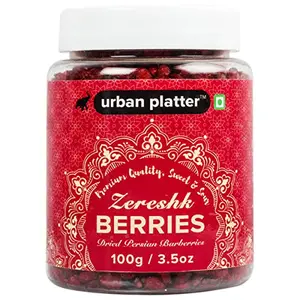 Urban Platter Dried Persian Zereshk Berries 100g (Tart and Rich Barberries Perfect for Berry Pulao Parsi Dishes Zarishk Polow Rich in Vitamin C)