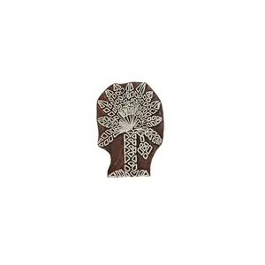Silkrute Tree Carved Wooden Stamps | Wooden Printing Block Stamps | DIY Crafts (Pack of 1)
