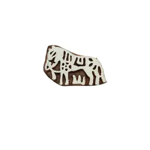 Silkrute Horse print Wooden Block Stamp Print | DIY Crafts | Fabric Printing Stamp Pack of 1