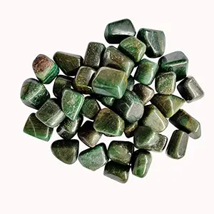 SATYAMANI Crystal Tumble Stones Standard Green Jade