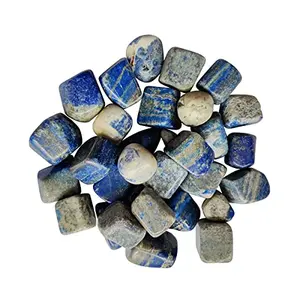 SATYAMANI Crystal Tumble Stones Standard Blue White