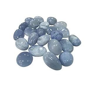 SATYAMANI Crystal Tumble Stones Standard Blue Lace