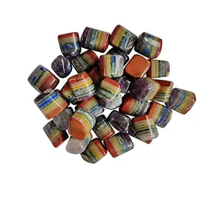 SATYAMANI Crystal Tumble Stones Standard Multicolour