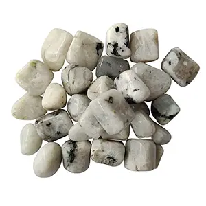 SATYAMANI Crystal Tumble Stones Standard Black White