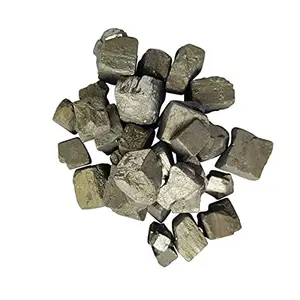 SATYAMANI Crystal Tumble Stones Standard Natural Pyrite