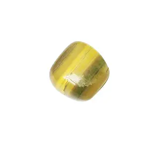 SATYAMANI Natural orescent Yellow orite Tumble Stone Under UV Light