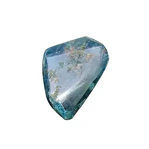 SATYAMANI Natural orescent Apatite Tumble Stone Under UV Light