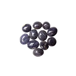 SATYAMANI Natural Grey Aventurine Lucky Stone for Good Luck (Pack of 1 Pc.)
