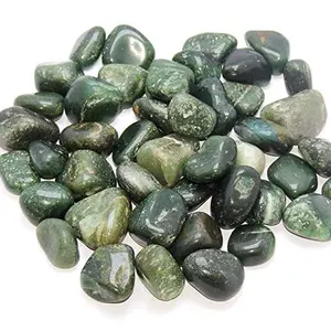 Satyamani Natural Jade Tumble Stone (Pack of 2 Pcs.)