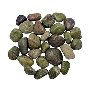 SATYAMANI Natural Jasper Tumble for Prosperity and Wealth (Pack of 5 pcs.)