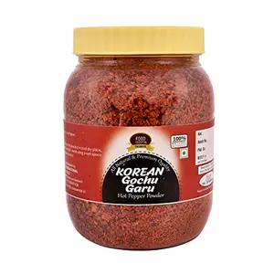 Food Essential Korean Gochugaru Hot Pepper Powder [Red Pepper Powder for Kimchi and Other Korean Dishes] 1 kg.