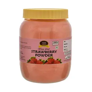 Food Essential Freeze Dried Strawberry Powder 500 gm.