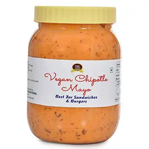 Food Essential Vegan Chipotle Mayo [Dairy-Free Mayonnaise No Palm Oil No Trans-Fat] 1 kg.