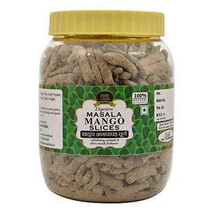 Food Essential Yummy Digestive Masala Mango Slices (Sour) [Mouth Freshener Digestive After-Meal Snack] 250 gm.