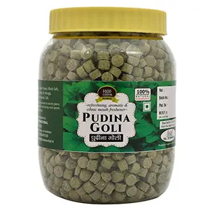 Food Essential Yummy Digestive Pudina Goli [Mouth Freshener Digestive After-Meal Snack] 1 kg.