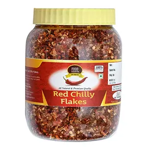 Food Essential Dried Red Chilly Flakes 80 gm.