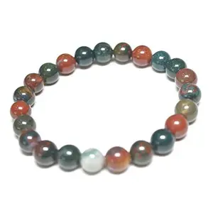 Natural Blood Stone Bracelet10 MM For Regain Personal Power and Strength Energy Bracelets
