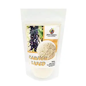 Jioo Organics 100% Natural Premium Kaunch Seeds Powder White | Kaunch K Beej safed | 100g