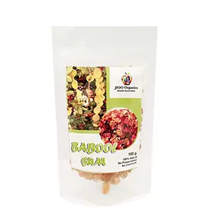 Jioo Organics Babool Gond Edible Gum Gum Arabic Babool Gond Laddu Gond Gaund (100g)