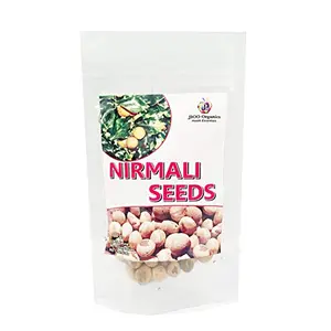 Jioo Organics Nirmali Seeds | Clearing nut | Thetran Kottai for Tea Water Purification 100g