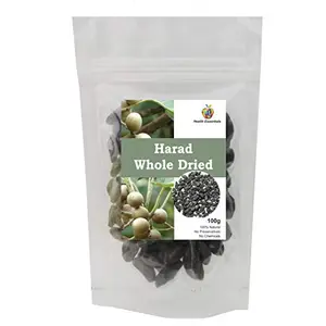 Jioo Organics Whole Harad Dried Harad Whole Badi Harad (Kali Harad) Terminalia Chebula 100 g