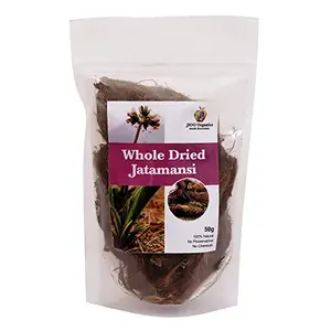Jioo Organics Whole Dried Jatamansi and Musk Root Spikenard (50 g)