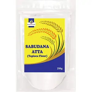 Jioo Organics Tapioca Flour Sabudana Flour Cassava Sago 250gm