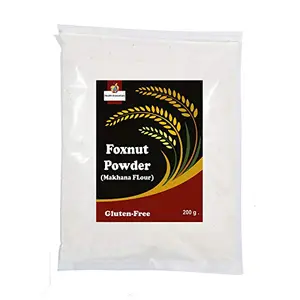 Jioo Organics Premium Foxnut Powder | Fox Nut Flour | Makhana Powder 200g