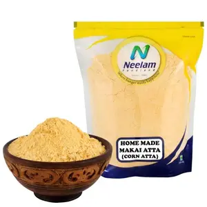Neelam Foodland Fresh Home Made Maize Flour (Makai Atta) 1Kg
