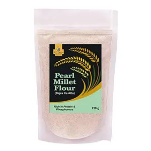 Jioo Organics Pearl Millet Flour or Baajara ka Atta_Pack of 250 Grams