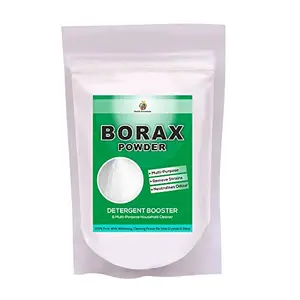 Jioo Organics Borax Powder | Suhaga | 100% Pure with Whitening and Cleaning Power for Kids Crystals & Slime | 400g