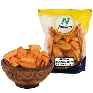 Neelam Foodland Special Banana Chips (Red Chilli) 400G