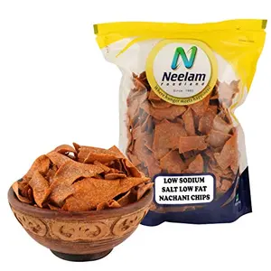 Neelam Foodland Low Fat Low Sodium Salt Nachani Chips 400G